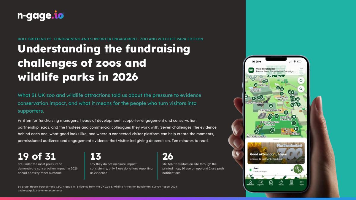 Cover of Role Briefing 05: Fundraising and Supporter Engagement, zoo and wildlife park edition