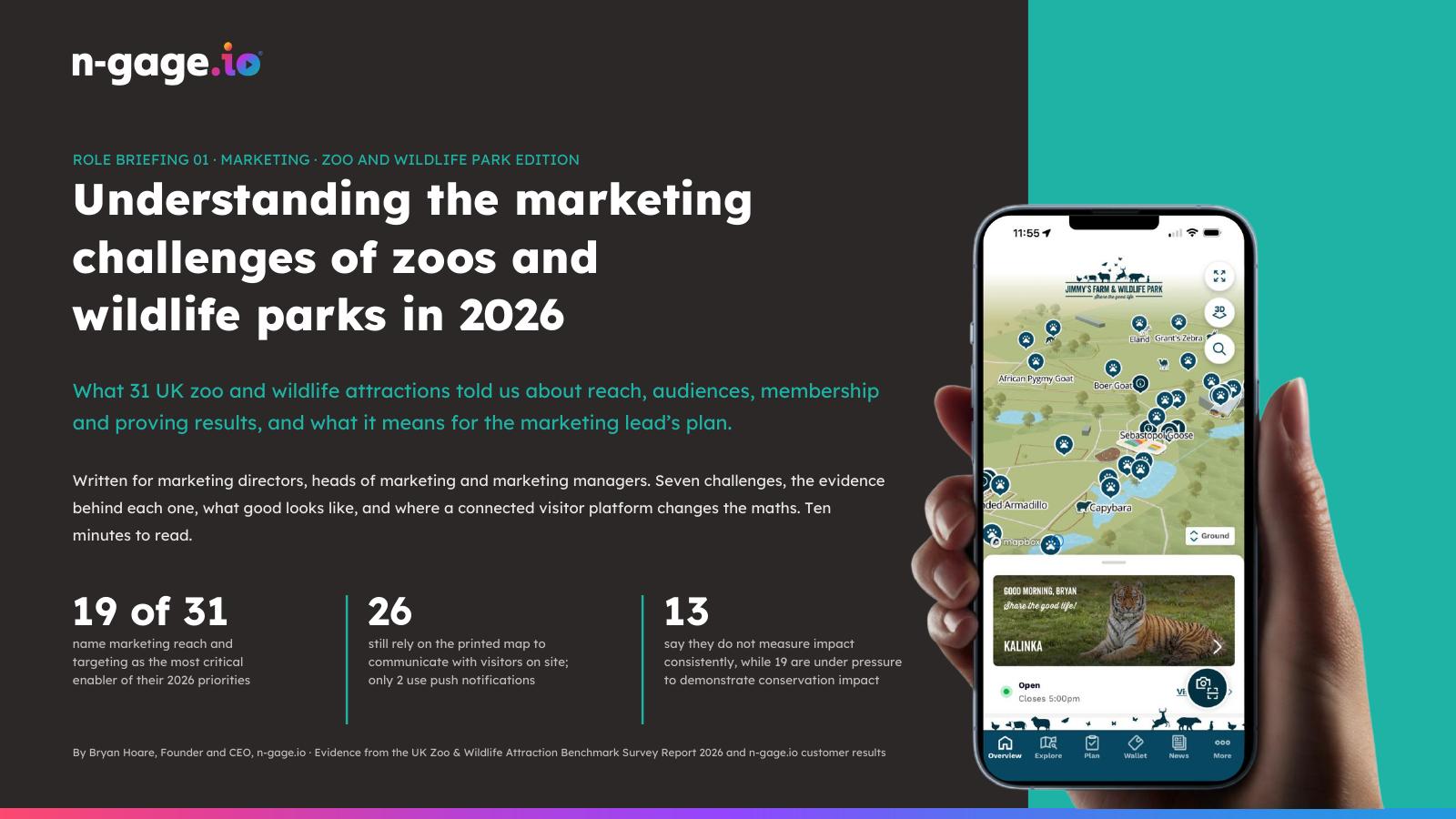 Cover of Role Briefing 01: Marketing, zoo and wildlife park edition